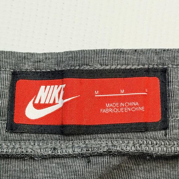 Nike Pants Mens Medium Gray Tech Fleece Joggers Tapered Zip Pocket 805162-091 - Picture 6 of 13